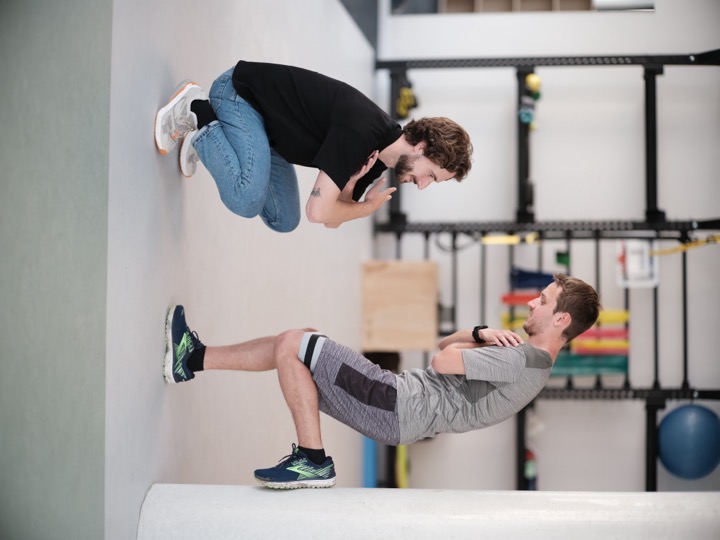 BFR-training onder supervisie van de therapeut